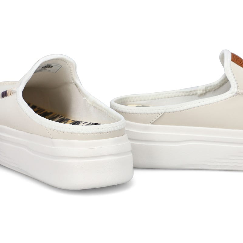 Women's Austin Lift Leather Platform Shoe - White