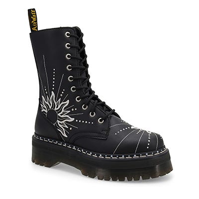 Lds Jadon Hi Solar Flare 8 Eye Boot - Black