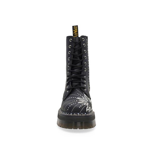 Women's  Jadon Hi Solar Flare 8 Eye Boot - Black