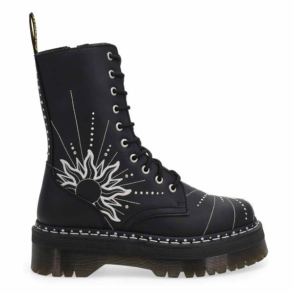 Women's  Jadon Hi Solar Flare 8 Eye Boot - Black
