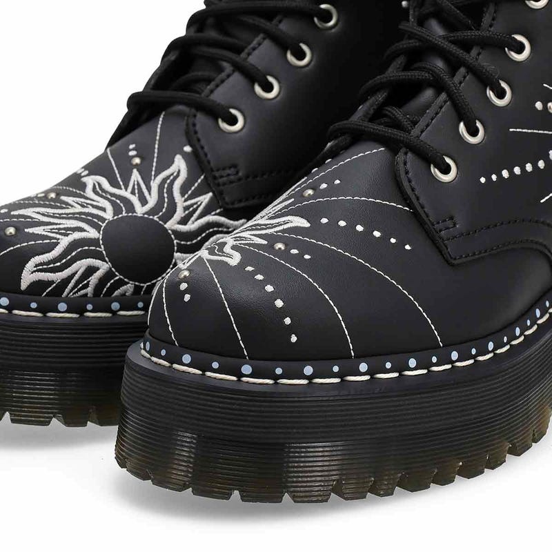 Women's  Jadon Hi Solar Flare 8 Eye Boot - Black
