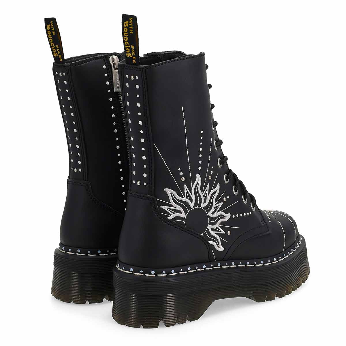 Women's Jadon Hi Solar Flare 8 Eye Boot - Black