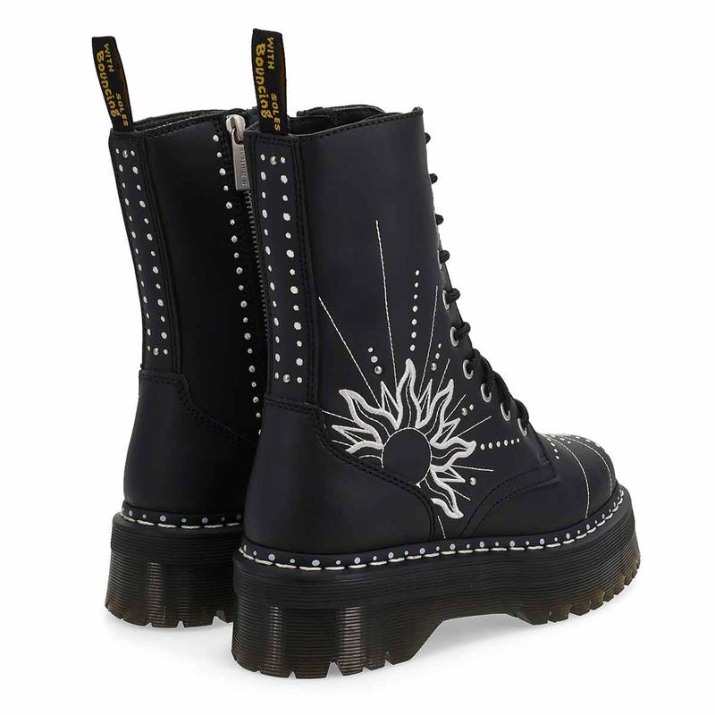 Women's  Jadon Hi Solar Flare 8 Eye Boot - Black