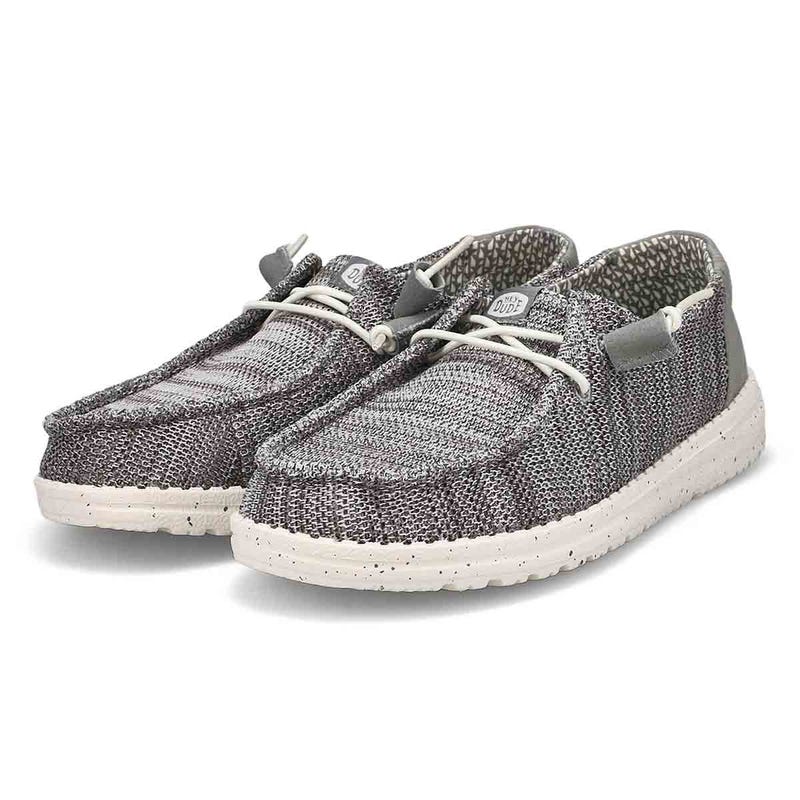 Women's  Wendy Stretch Sox Casual Shoe - Light Grey