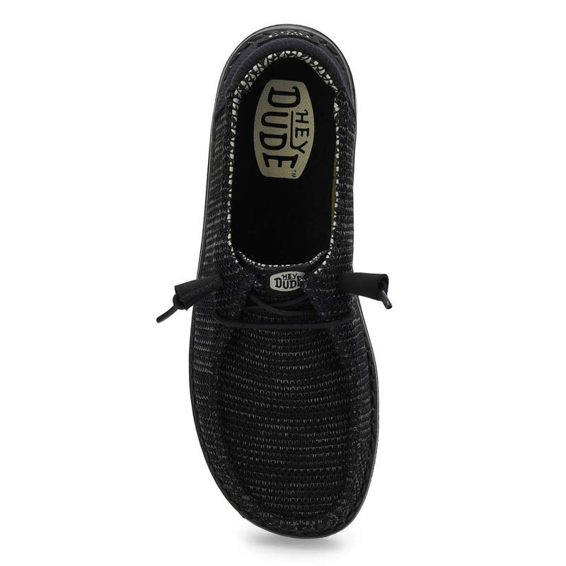 Women's Wendy Stretch Sox Casual Shoe - Black/Black