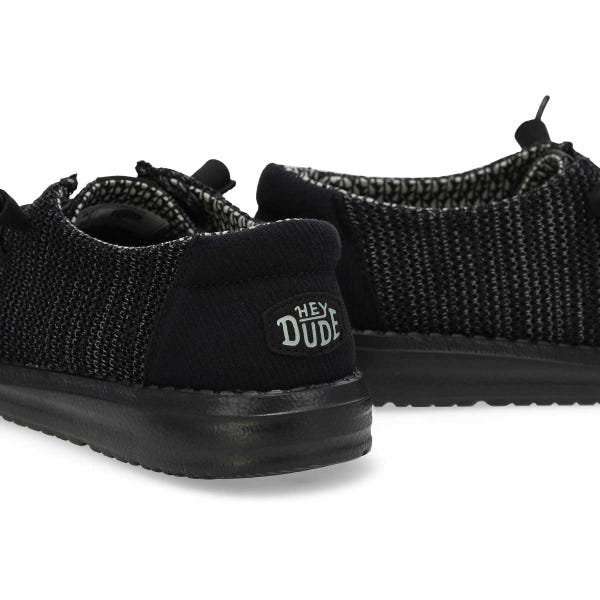 Women's Wendy Stretch Sox Casual Shoe - Black/Black