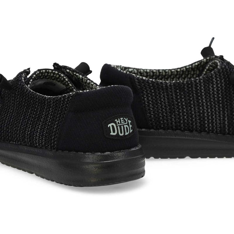 Women's Wendy Stretch Sox Casual Shoe - Black/Black