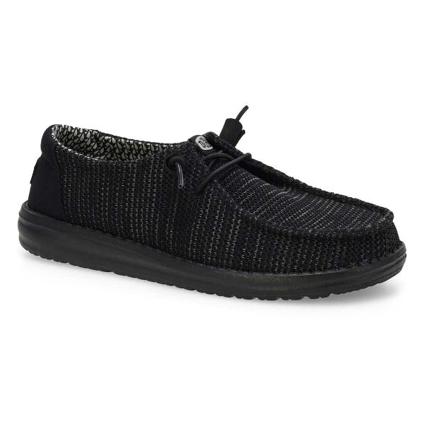 Women's Wendy Stretch Sox Casual Shoe - Black/Black