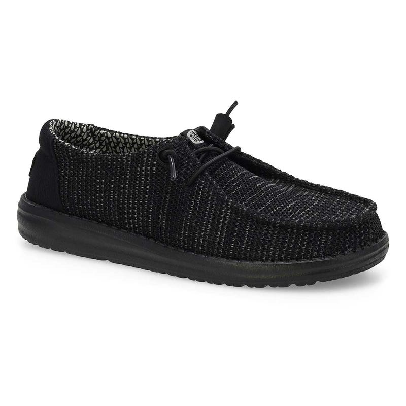 Women's Wendy Stretch Sox Casual Shoe - Black/Black