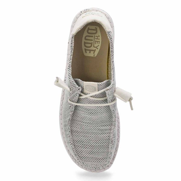 Women's Wendy Stretch Sox Casual Shoe - Stone White