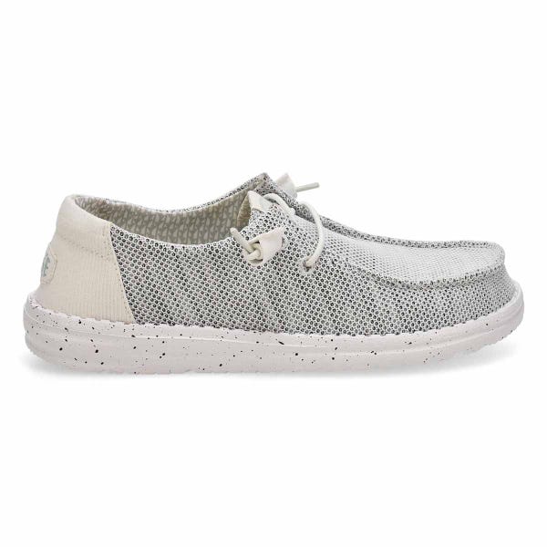 Women's Wendy Stretch Sox Casual Shoe - Stone White
