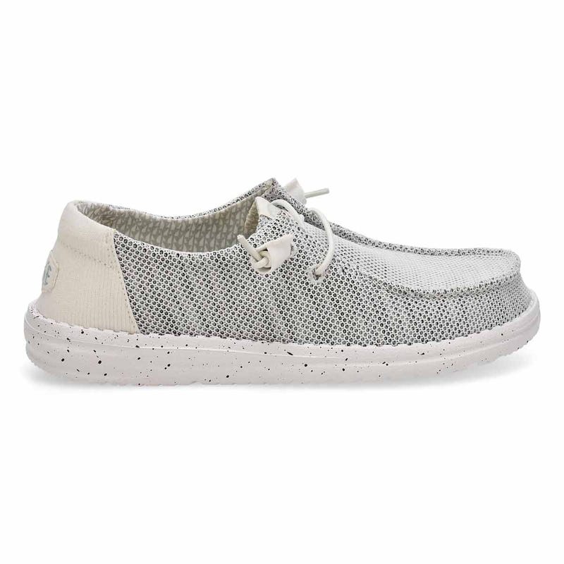 Women's Wendy Stretch Sox Casual Shoe - Stone White