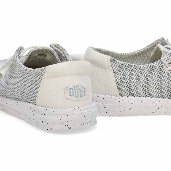 Women's Wendy Stretch Sox Casual Shoe - Stone White