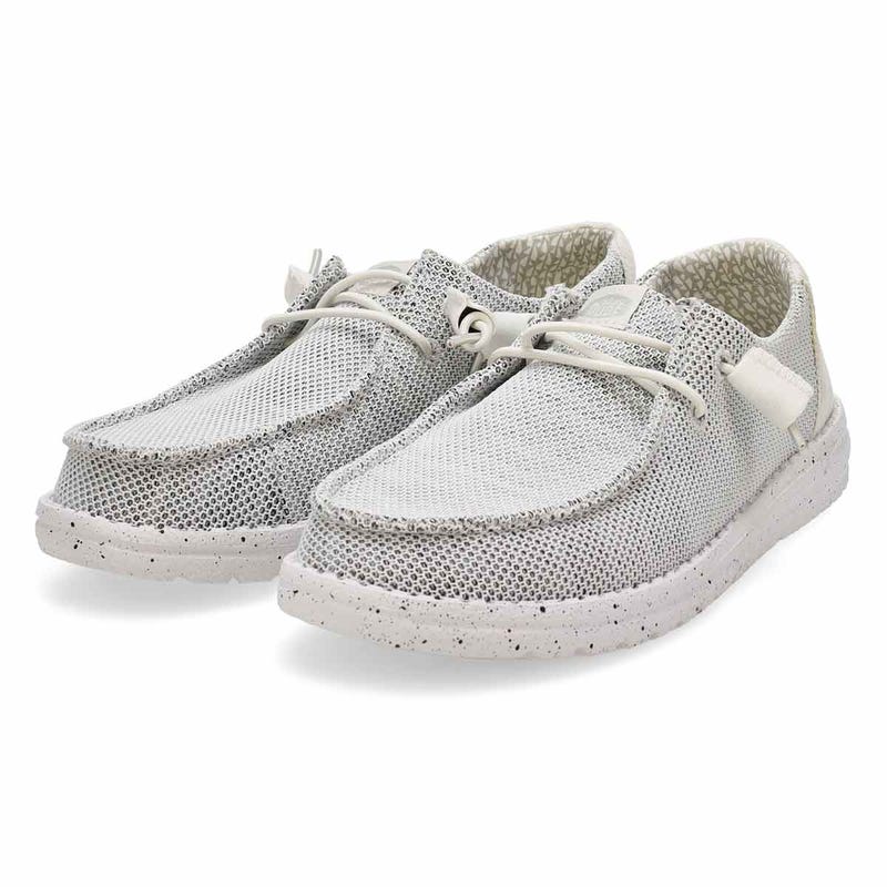 Women's Wendy Stretch Sox Casual Shoe - Stone White