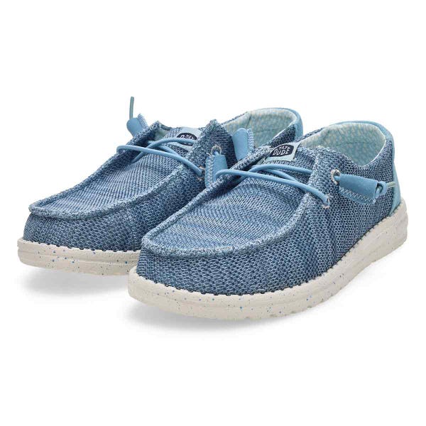 Women's Wendy Stretch Sox Casual Shoe - Blue Breeze
