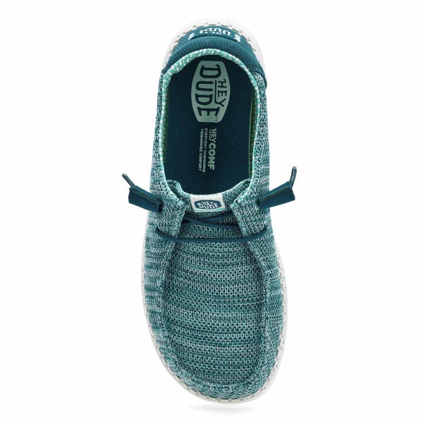 Women's Wendy Stretch Sox Casual Shoe - Deep Teal