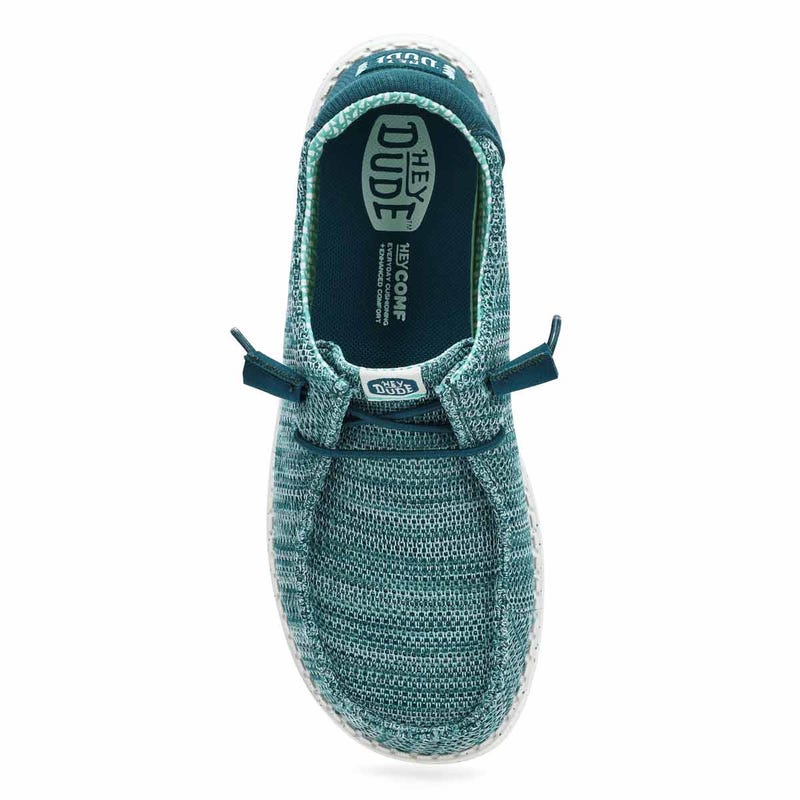 Women's Wendy Stretch Sox Casual Shoe - Deep Teal