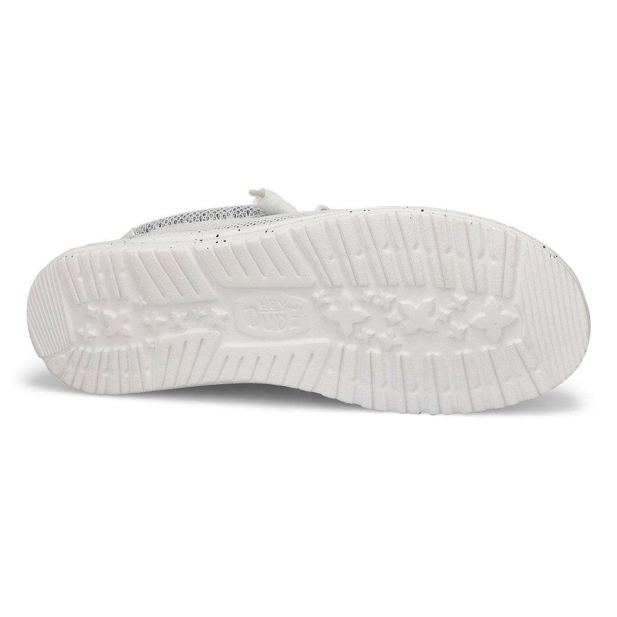 Men's Wally Stretch Sox Casual Shoe - Storm White