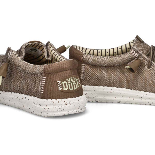 Men's Wally Stretch Sox Casual Shoe - Tan