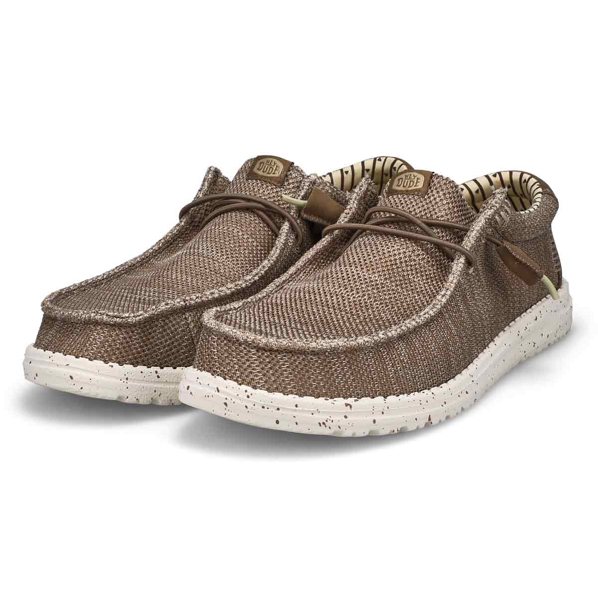 Men's Wally Stretch Sox Casual Shoe - Tan
