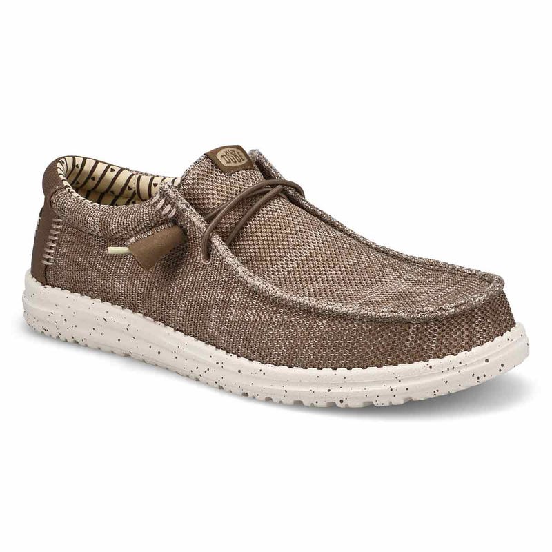 Men's Wally Stretch Sox Casual Shoe - Tan