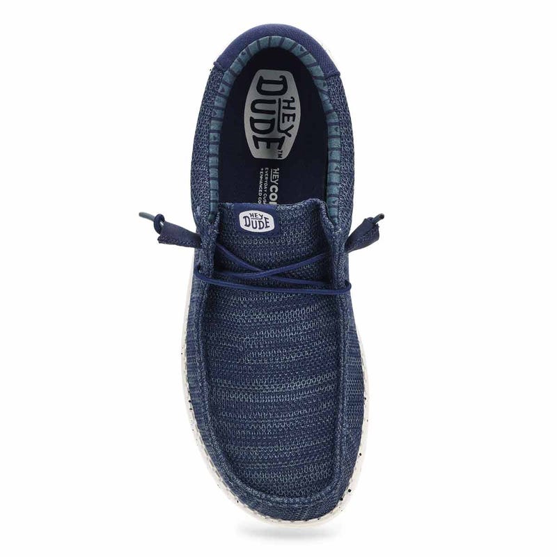 Chaussure décontractée Wally Stretch Sox pour homme - Marine