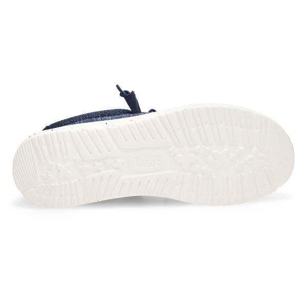 Chaussure décontractée Wally Stretch Sox pour homme - Marine