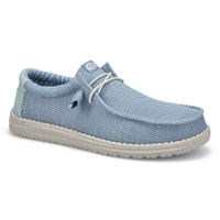Men's Wally Stretch Sox Casual Shoe - Cloud Blue/Dawn Blue