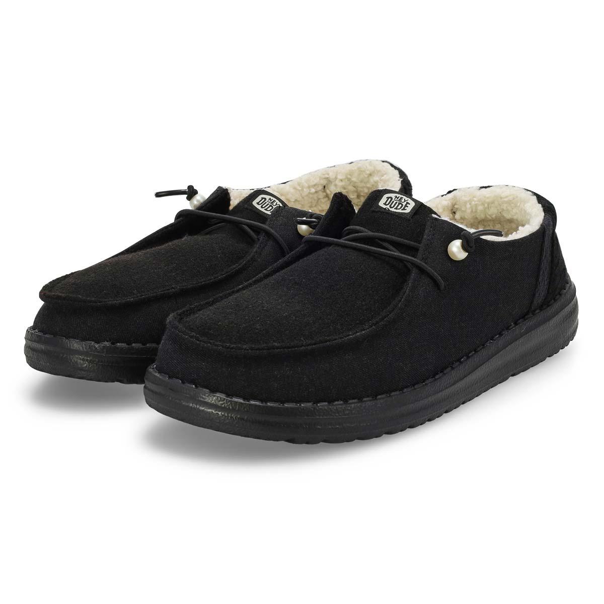 Women's  Wendy Brushed Cozy Casual Shoe - Black/Bl