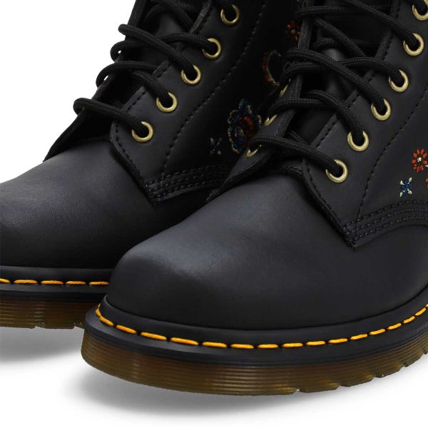 Botte militaire à 8 œillets 1460 VONDA, noir, femmes