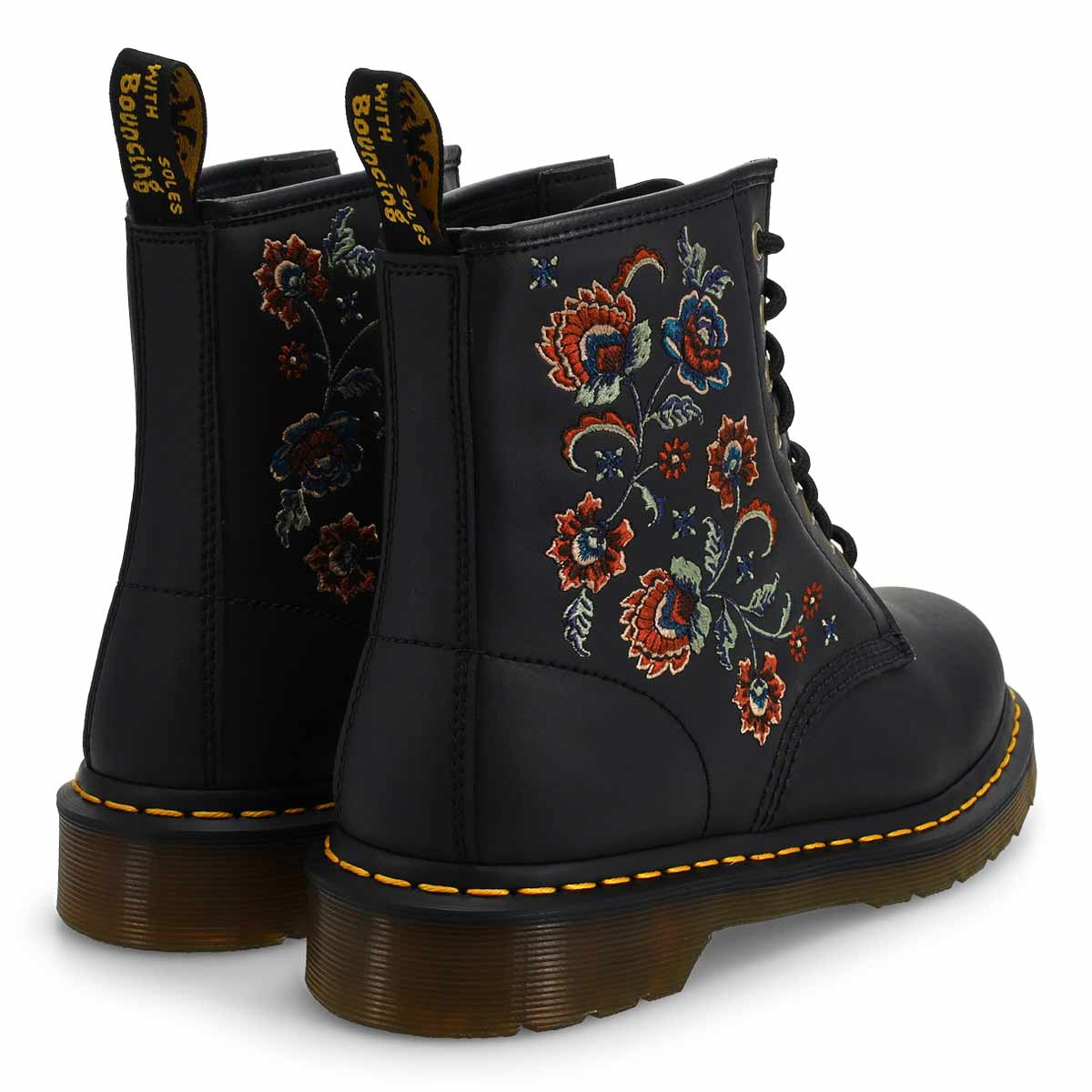 Botte militaire à 8 œillets 1460 VONDA, noir, femmes