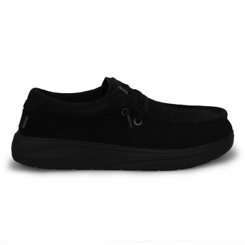 Flâneur décontracté WALLY COMF SUEDE, noir, hommes