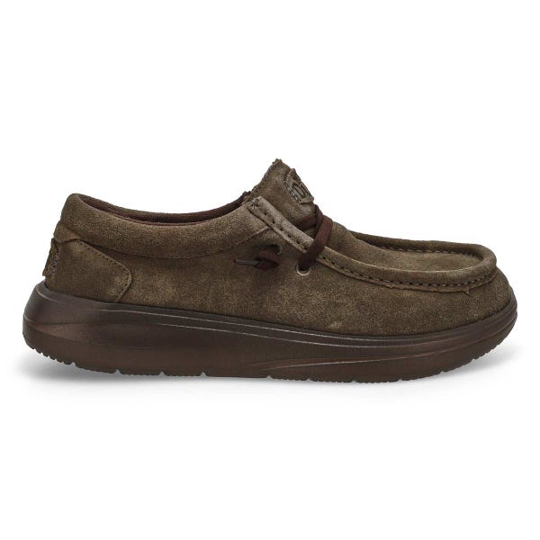 Flâneur décontracté en suède WALLY COMF SUEDE, brun major/brun taupe, hommes