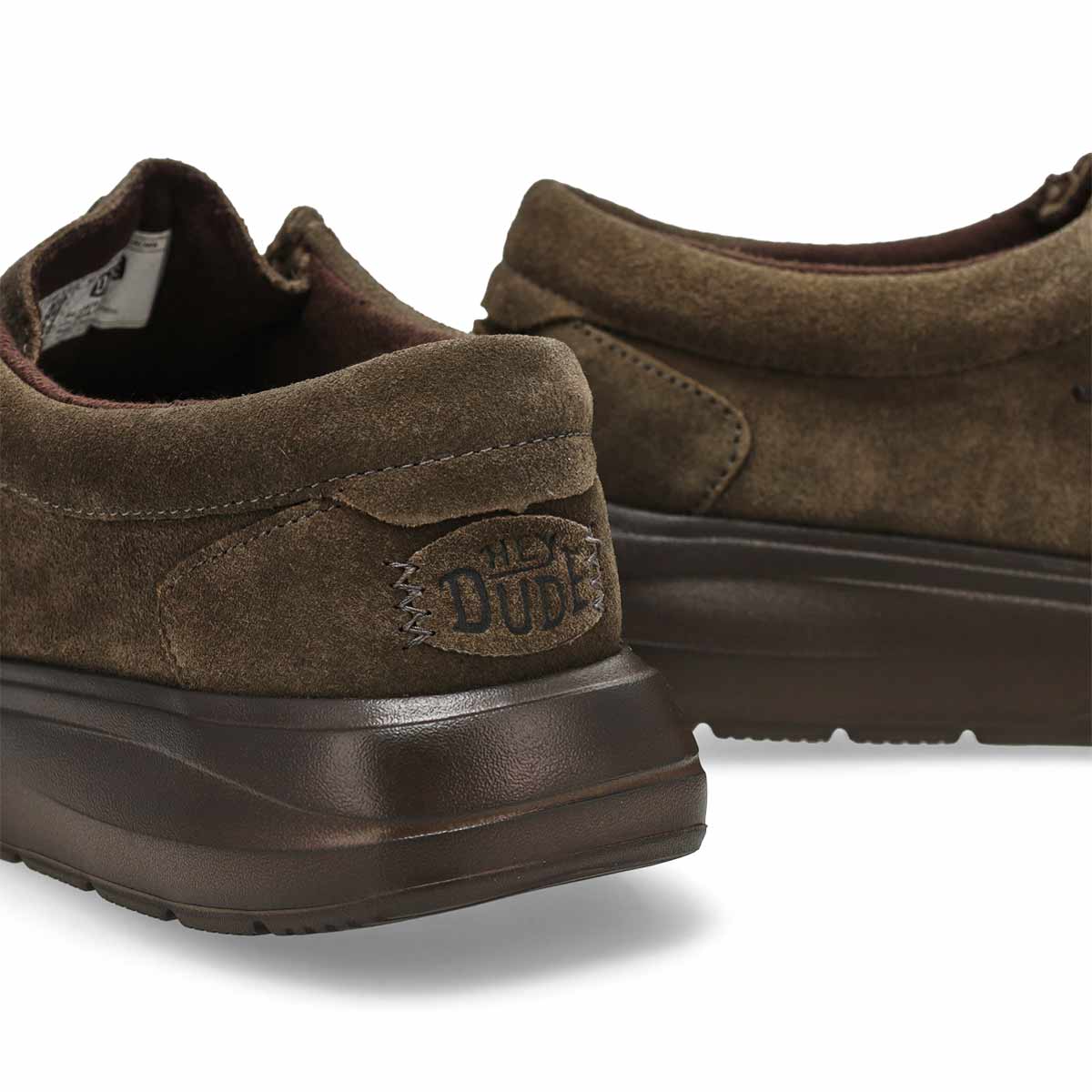 Flâneur décontracté en suède WALLY COMF SUEDE, brun major/brun taupe, hommes