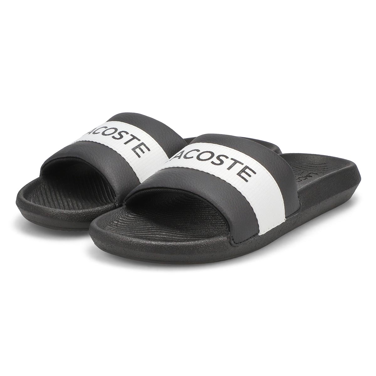 Lacoste Women's Croco Slide Sandals 