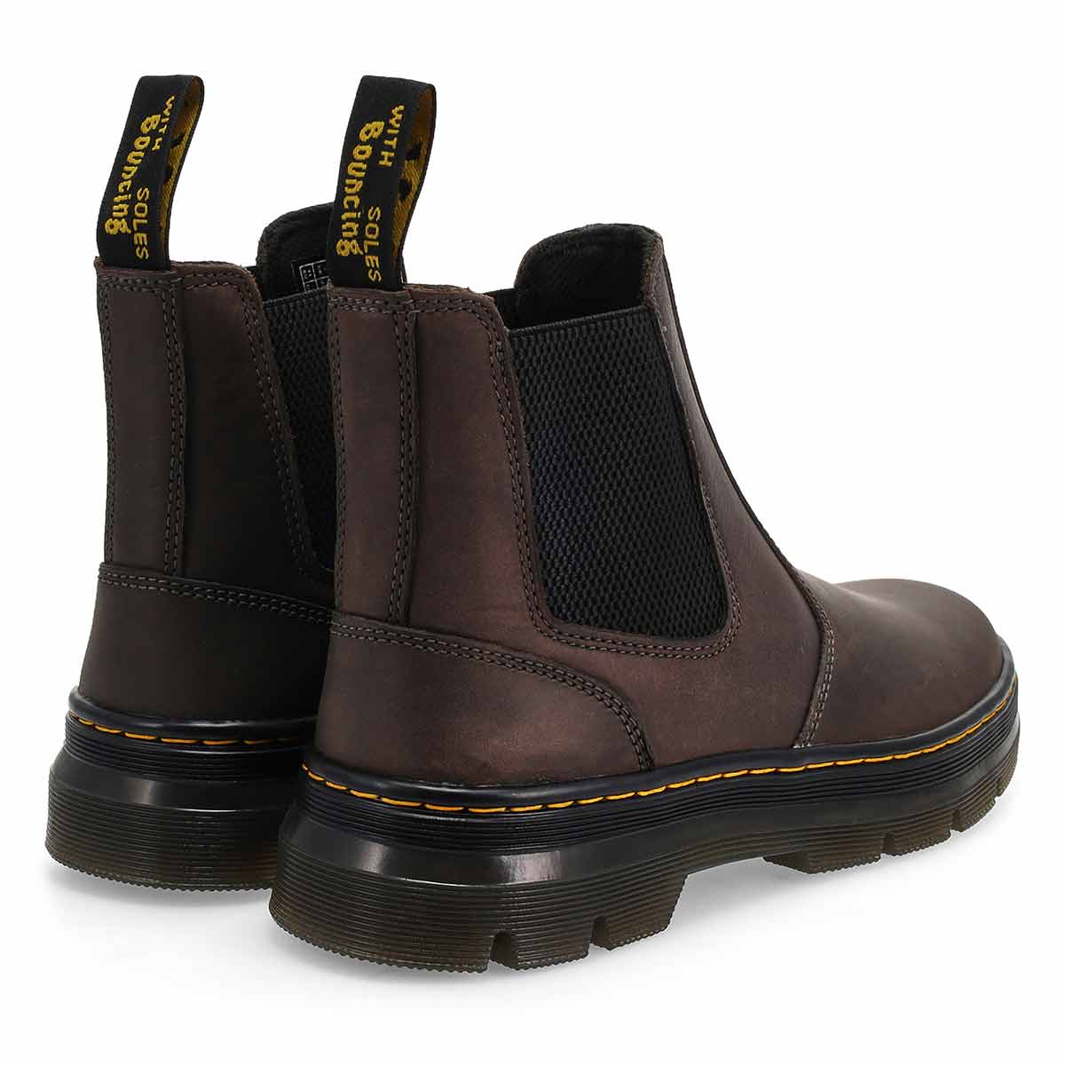 Unisex Embury Tract Leather Chelsea Boot - Gunmetal