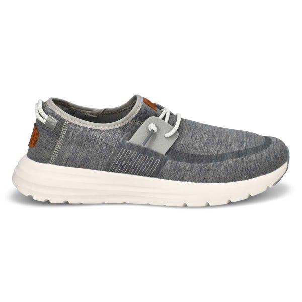 Men's Sirocco Knit Sneaker - Light Grey/White