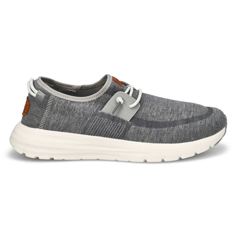 Men's Sirocco Knit Sneaker - Light Grey/White