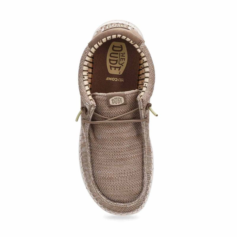 Chaussure décontractée Wally Y Stretch Sox pour enfants - Noyer