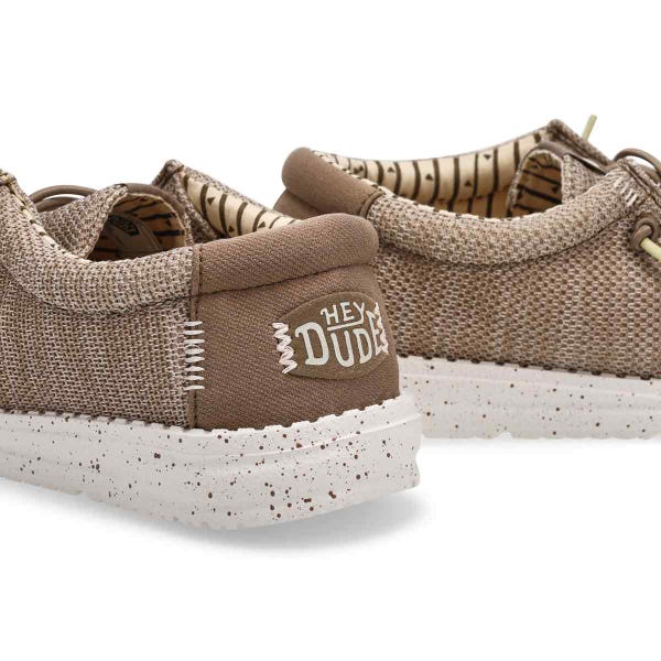 Chaussure décontractée Wally Y Stretch Sox pour enfants - Noyer