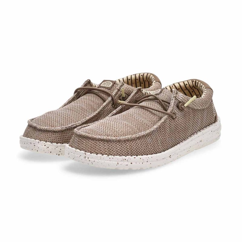 Chaussure décontractée Wally Y Stretch Sox pour enfants - Noyer