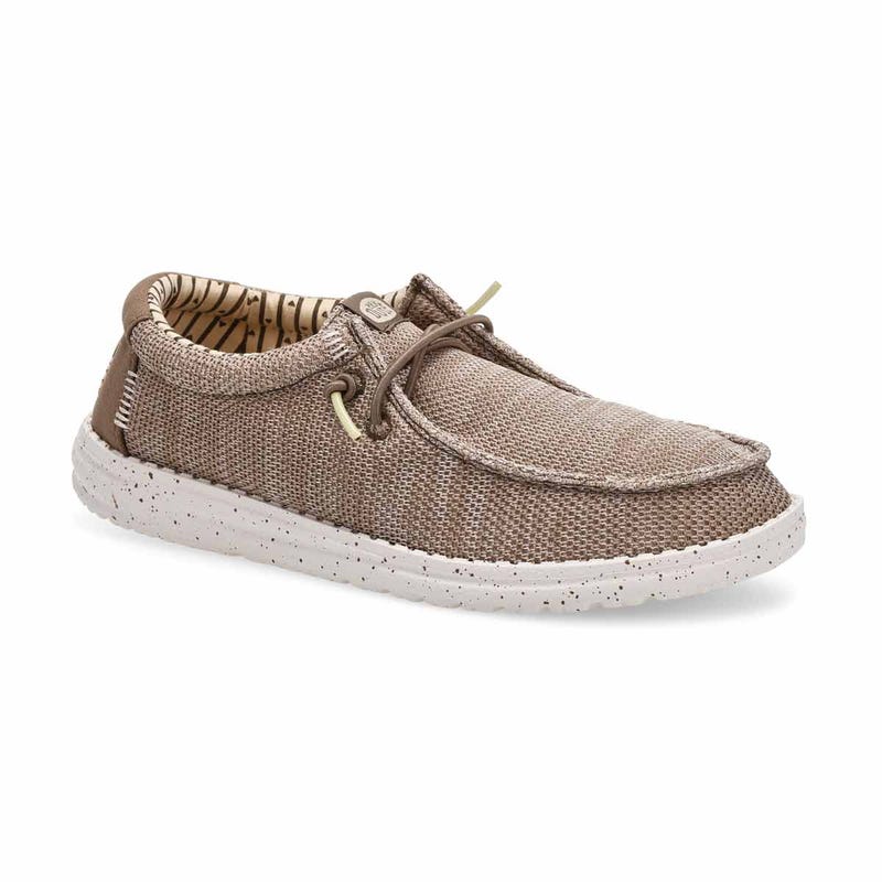 Chaussure décontractée Wally Y Stretch Sox pour enfants - Noyer