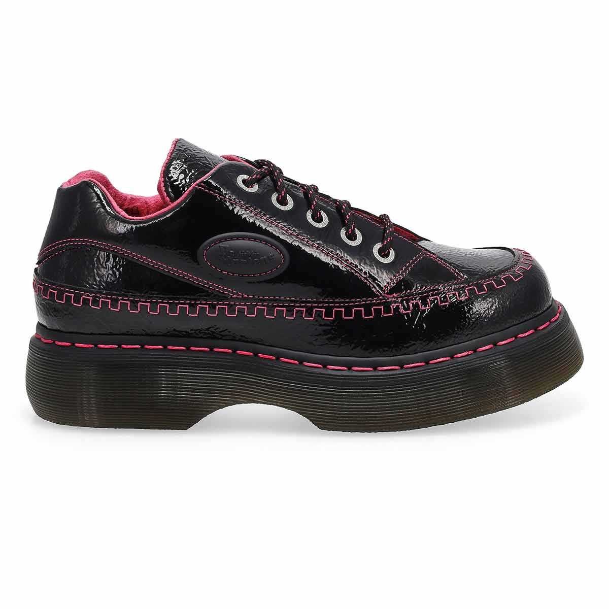 Women's Buzz 5 Eye Casual Platform Oxford - Black