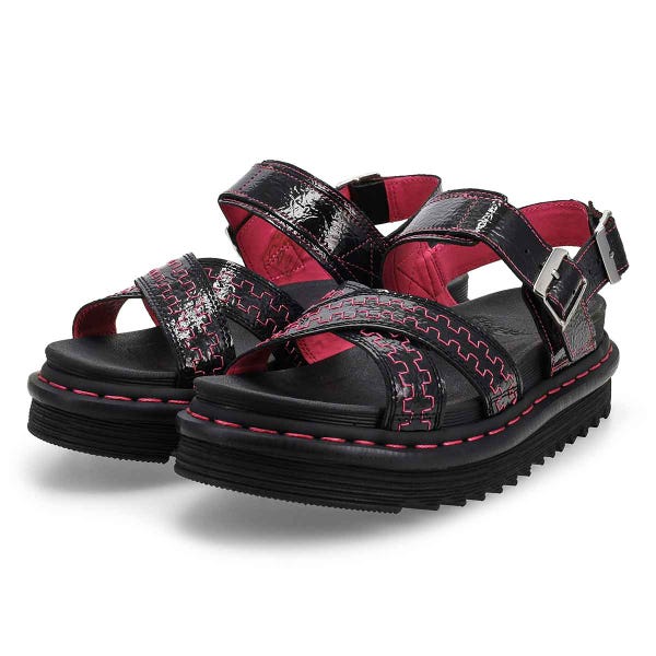 Women's Voss II 2 Strap Casual Sandal - Black