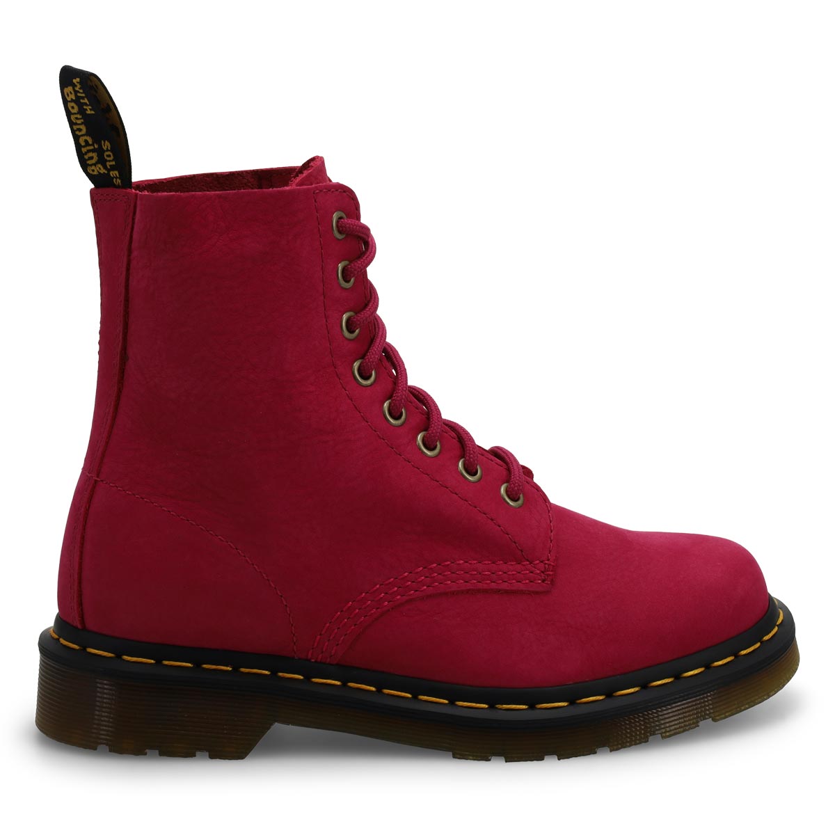 Botte militaire à 8 œillets 1460 PASCAL, fuchsia, femmes
