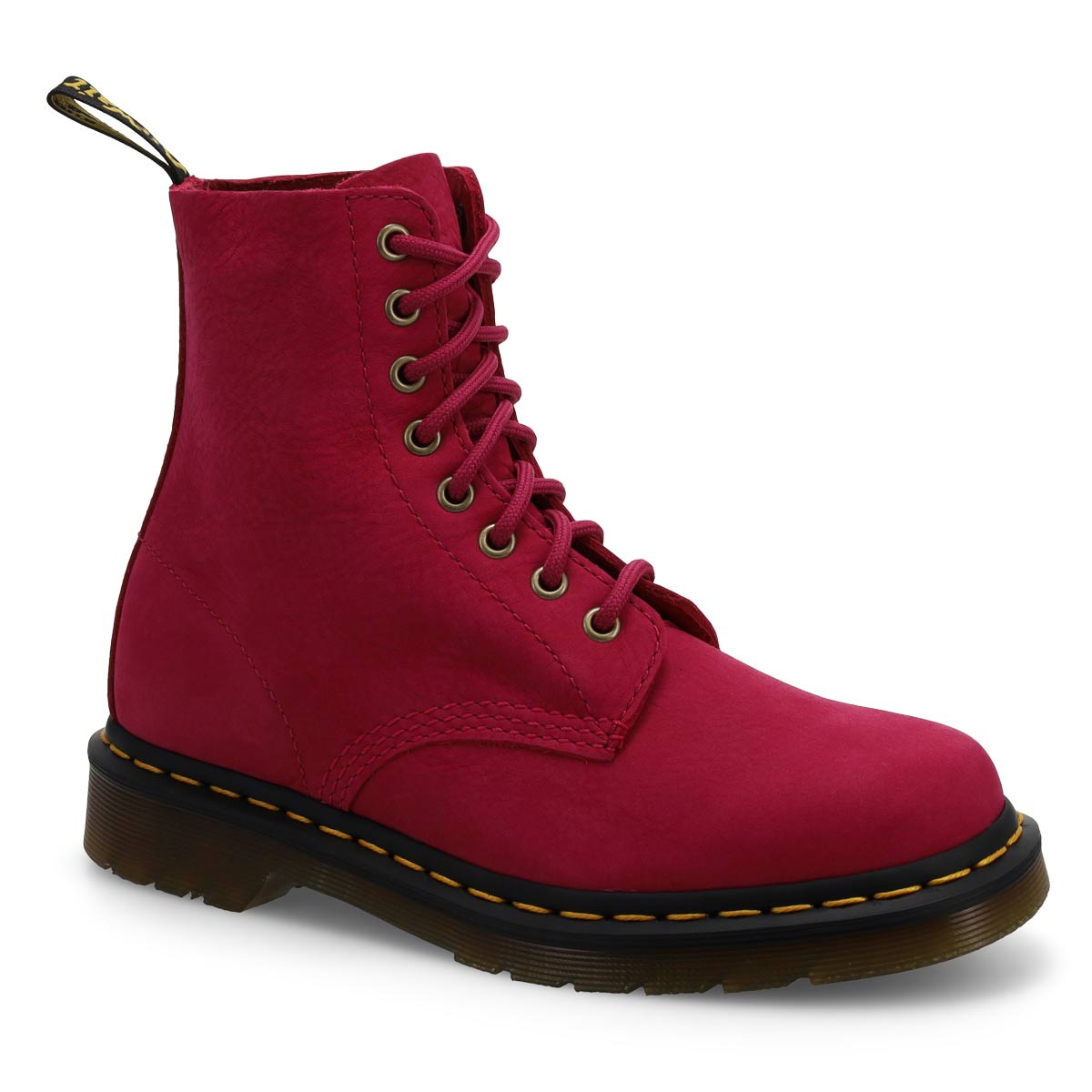 Botte militaire à 8 œillets 1460 PASCAL, fuchsia, femmes