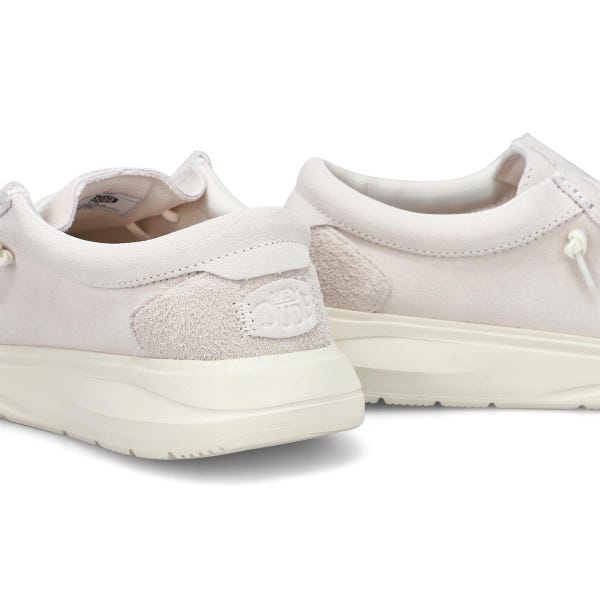 Women's Wendy Comf Suede Casual Shoe - Ivory