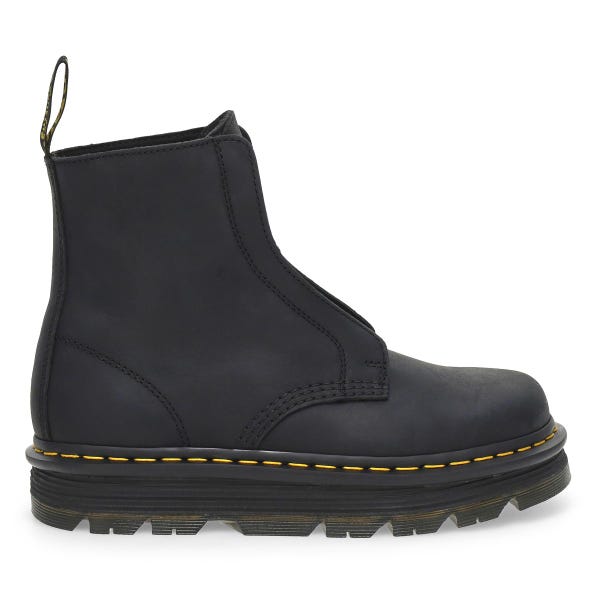 Unisex ZebZag Laceless Casual Boot - Black