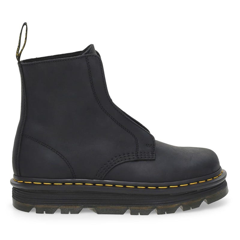Unisex ZebZag Laceless Casual Boot - Black