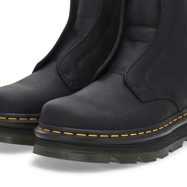 Unisex ZebZag Laceless Casual Boot - Black